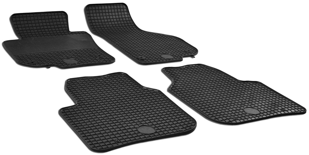 WALSER DirtGuard Gummi Fussmatten Auto kompatibel mit Skoda Superb II (3T4, 3T5) 03/2008-05/2015, 10
