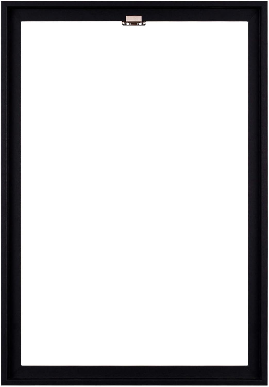 Rahmendesign24 Schattenfugenrahmen Oslo für Keilrahmenbilder und Leinwände 61x91,5 Schwarz (matt) Sc