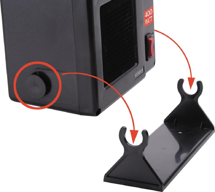 Universeller Keramik Heizlüfter 12 Volt 400 Watt für PKW, Transporter, Van etc.~