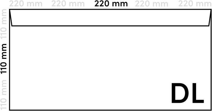 Netuno 25 Briefumschläge Perlmutt-Rosa DIN Lang 110x 220 mm 120g Majestic Petal elegante Umschläge D