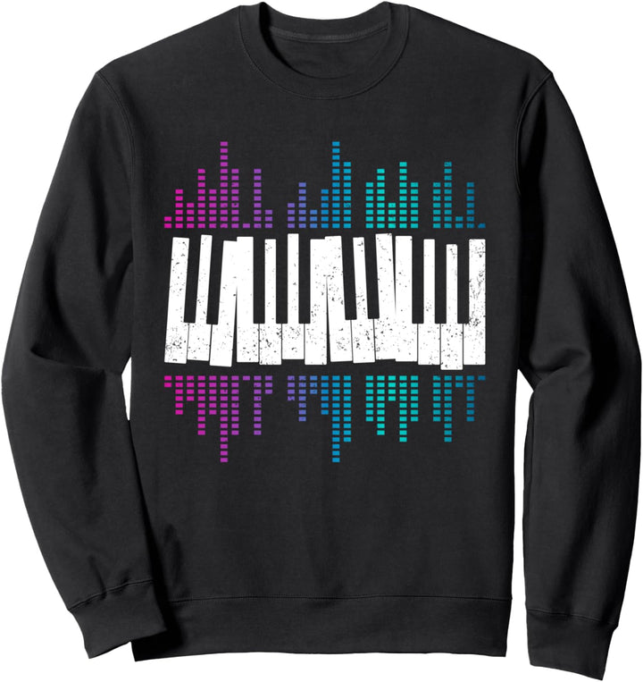 Pianist Klaviatur Musiker Klavierspieler Piano Klavier Sweatshirt