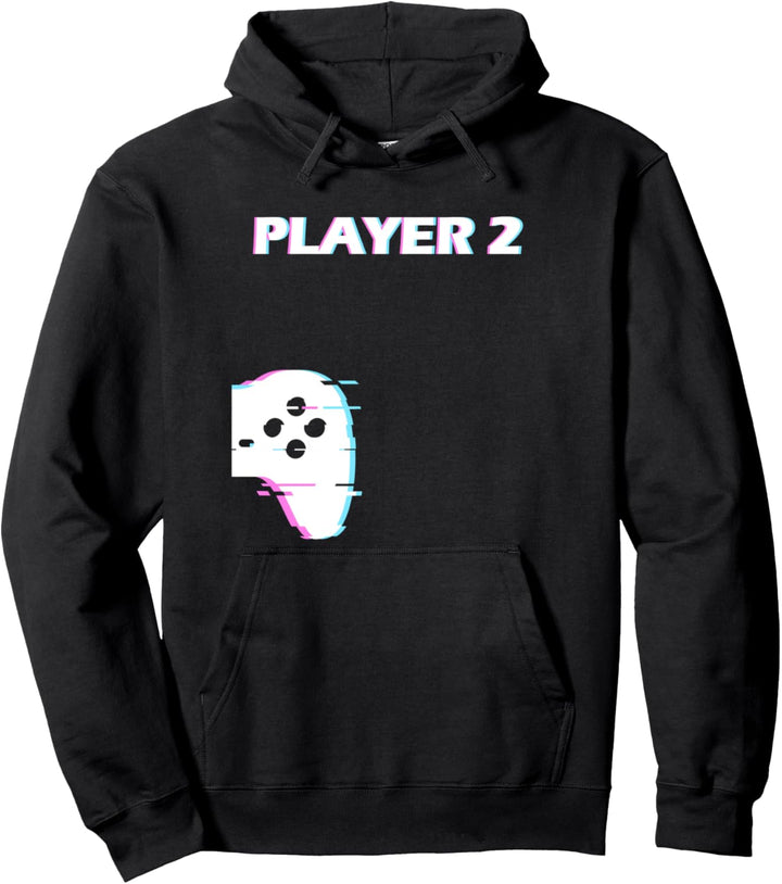 Player2 - Pärchen Valentinstag Gamer Partner Pullover Hoodie
