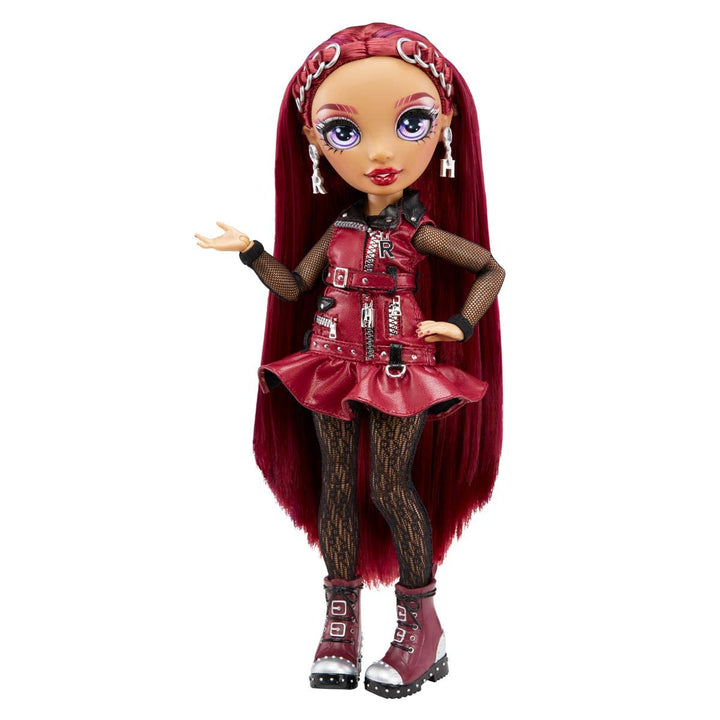Rainbow High Modepuppe - Mila Berrymore - Burgunderrote Puppe - Inkl. 2 Mix &amp; Match Designer-Outfits