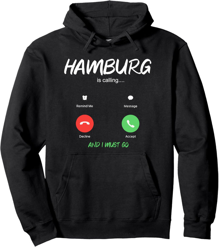 Hamburg Is Calling Städtetrip Deutschland Pullover Hoodie