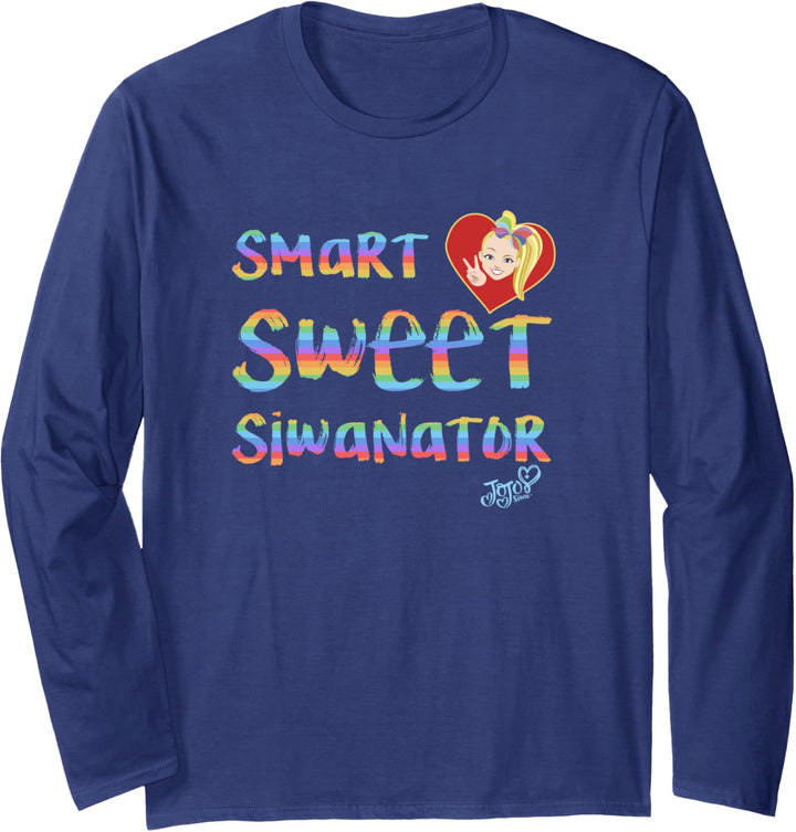 JoJo Siwa Smart Sweet Siwanator Rainbow Langarmshirt