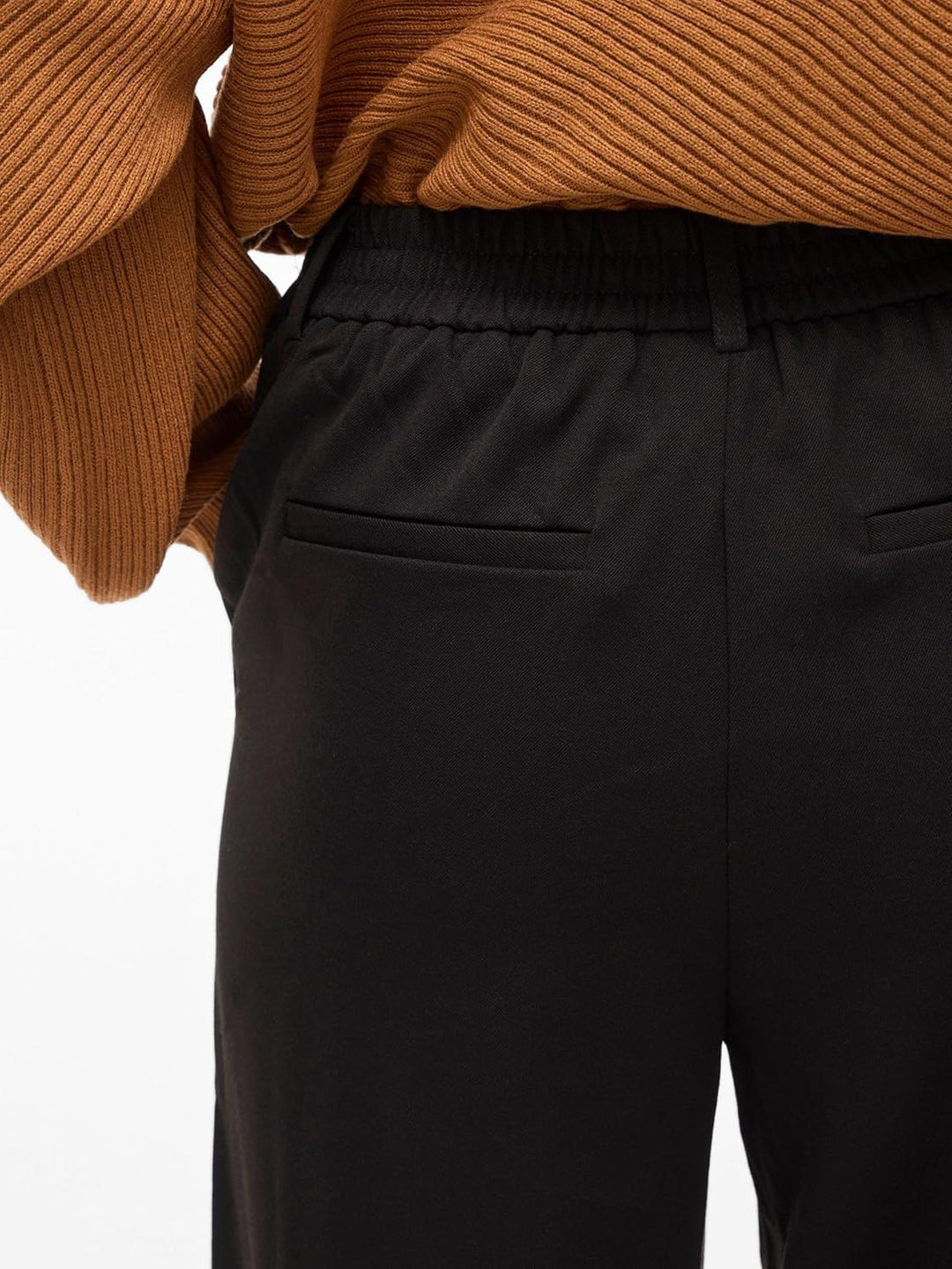 Vila Damen Vivarone Hw Wide Pant-Noos Stoffhose 36 Schwarz, 36 Schwarz