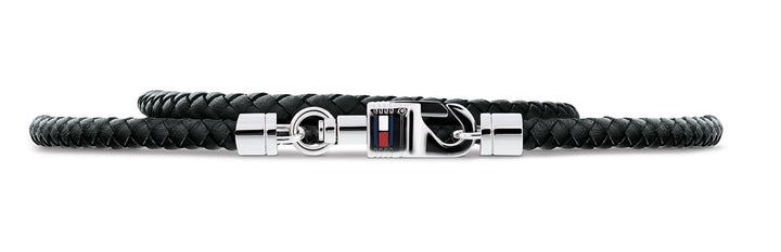 Tommy Hilfiger Jewelry Armband für Herren aus Leder Schwarz - 2701063