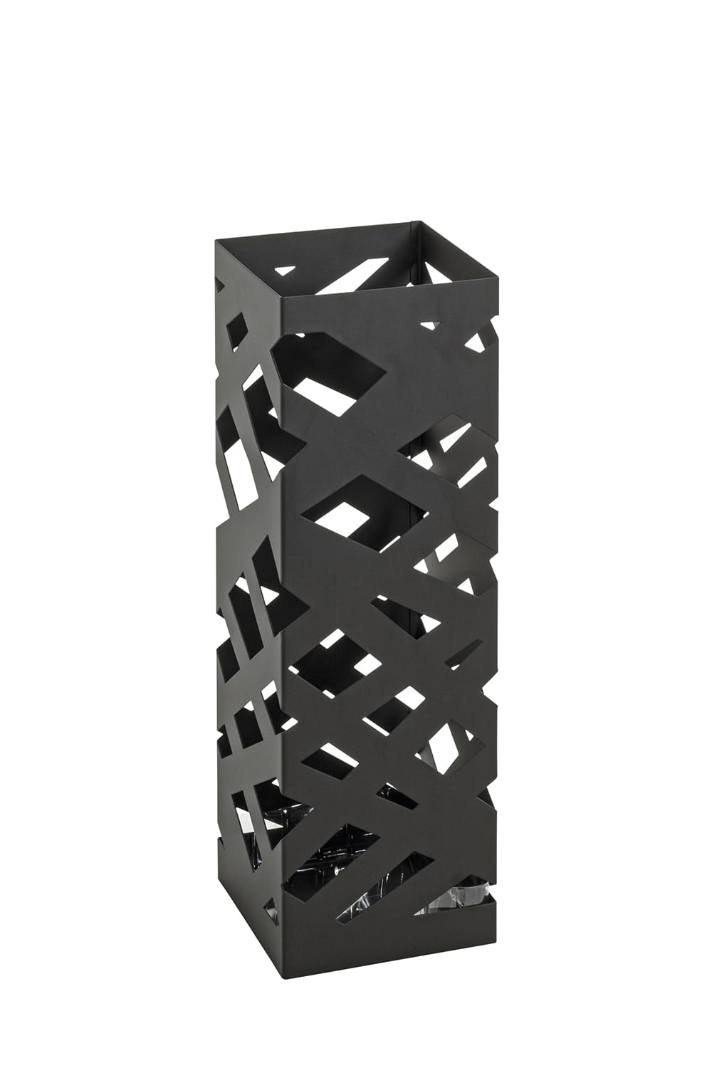 HAKU Möbel Schirmständer, Metall, schwarz, B 16 x T 16 x H 48 cm, Schwarz