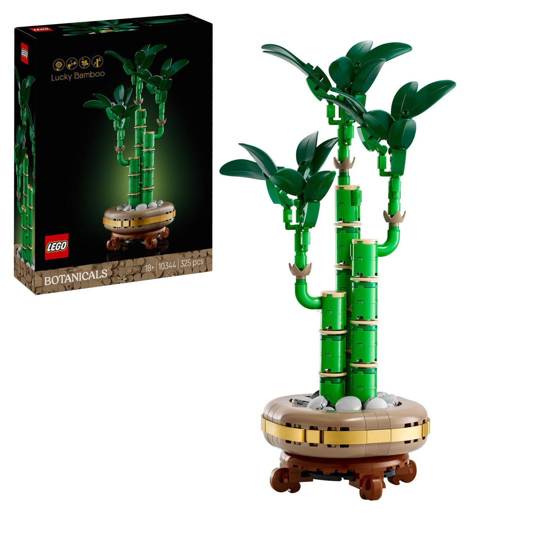 LEGO Botanicals Glücks-Bambus, Kunstpflanze - Bauset für Erwachsene - Geschenk für Einweihungspartys
