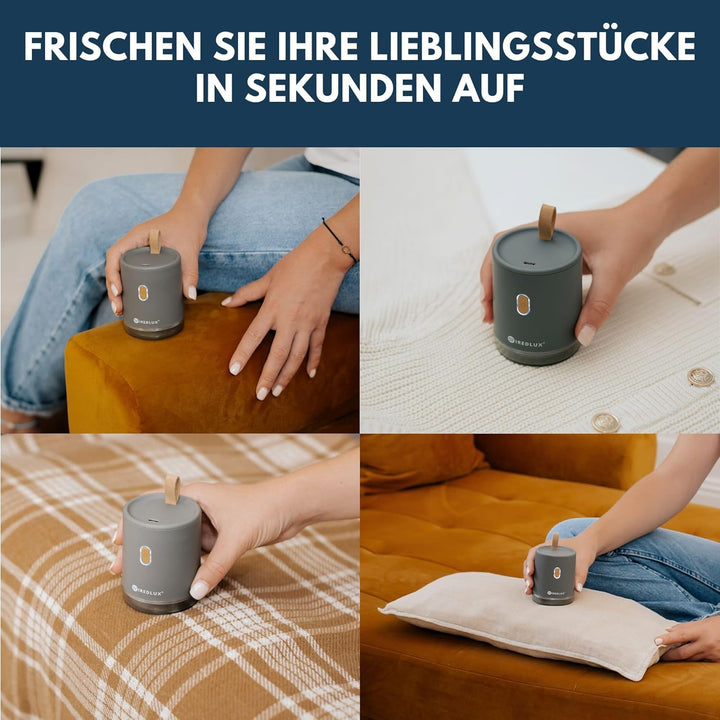 Fusselrasierer elektrisch – Fusselentferner &amp; Entfussler für Kleidung, kompakt &amp; tragbar – wiederauf