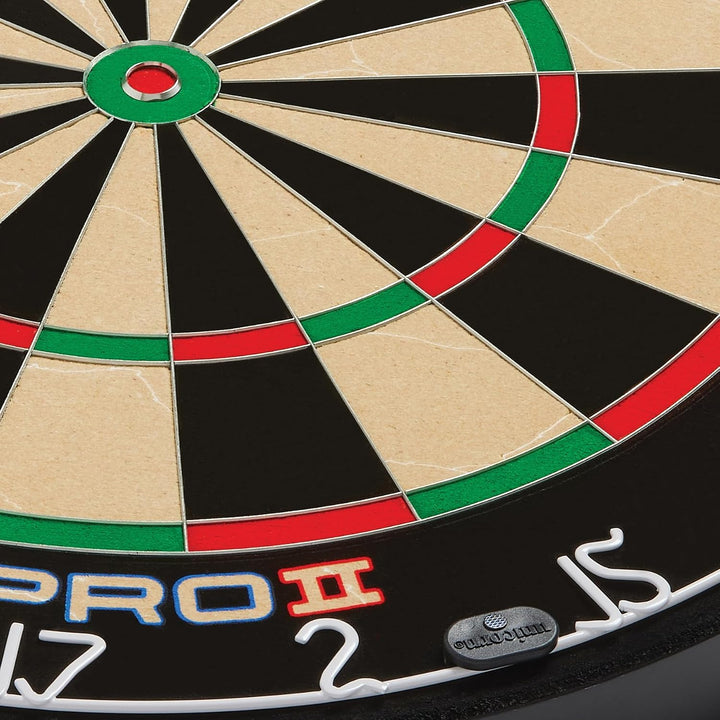 Unicorn Eclipse Pro Dartscheibe mit 2 Borsten und professionellem Sisal und High Definition Spider,