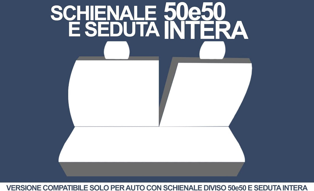Auto Accessori Lupex - Kompatible Autositzbezüge für Panda zweite 169 und dritte 319 Reihe, Farbe sc