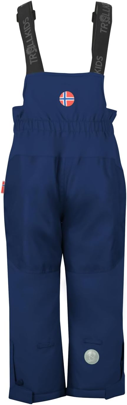 Trollkids wasserdichte Skihose Schneehose Nordkapp 92 Marineblau / Orange, 92 Marineblau / Orange