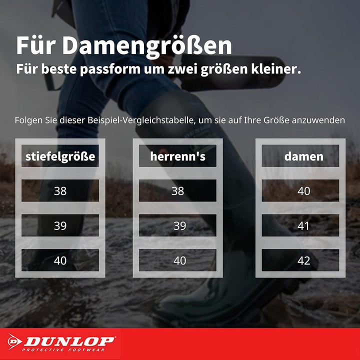 Dunlop Protective Footwear, A442031, Acifort Heavy Duty Full Safety, Schwarz/Rot, Grösse 39 EU 39 EU