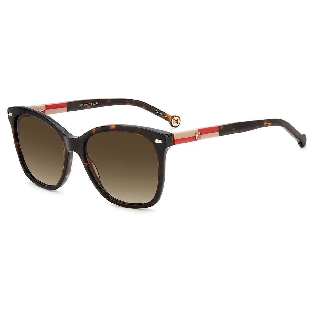 Carolina Herrera Unisex Sunglasses 52 O63/Ha Havana Red, 52 O63/Ha Havana Red