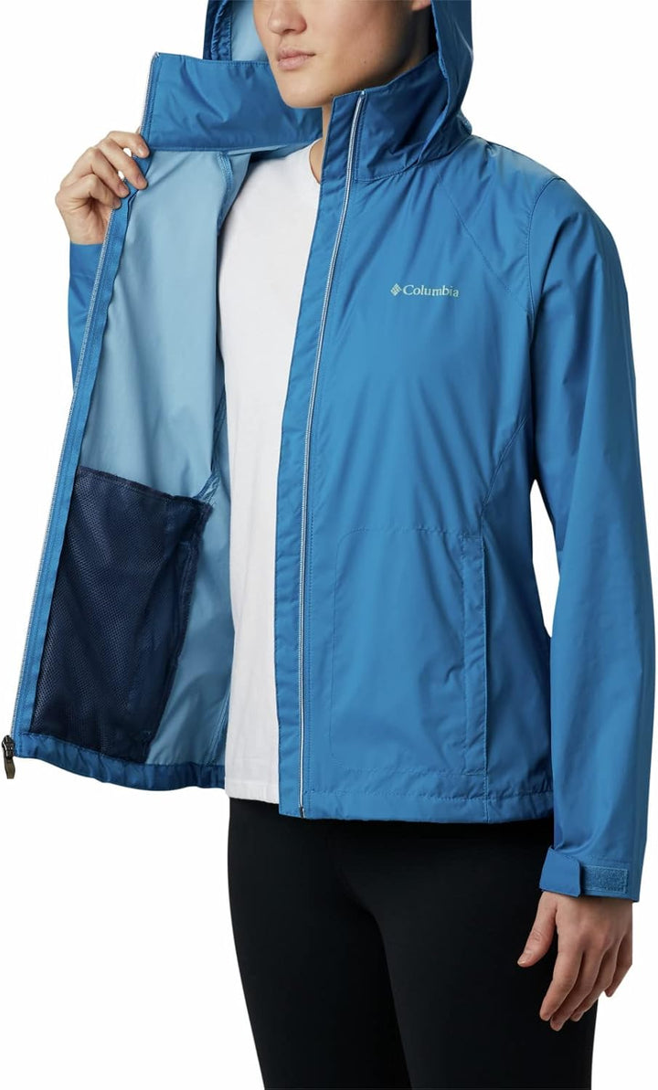 Columbia Damen Switchback III Jacket Wasserdichte Regenjacke (1er Pack) XL Dunkler Pool, XL Dunkler