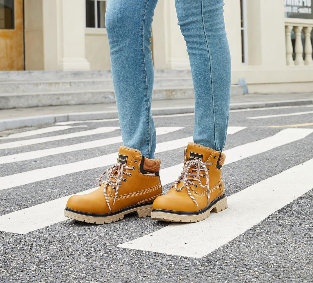 Unisex Winterstiefel Warm Winterschuhe Gefütterte Stiefeletten Wasserdicht Boots Gr.36-47 37 EU Dunk