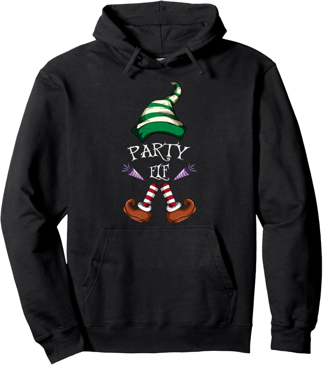 Frohe Weihnachten Pajama Geschenk Party Weihnachtselfe Pullover Hoodie