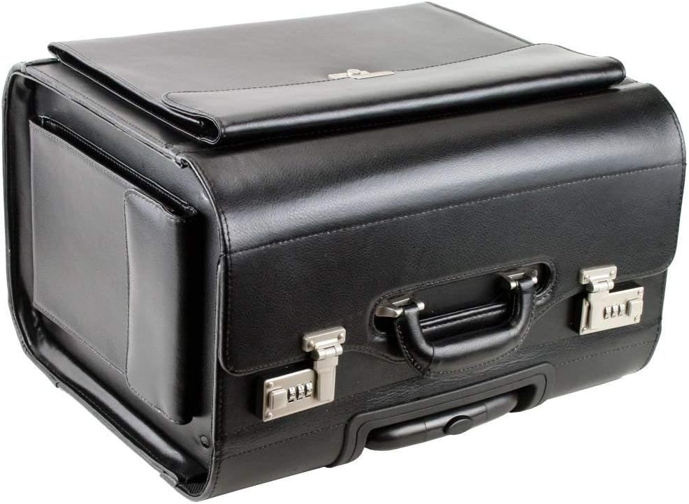 Pilotenkoffer Businesstrolley 49.5 cm schwarz
