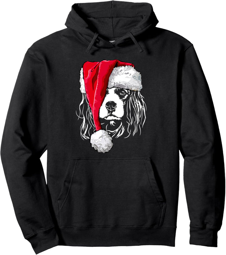 Lustiger Cavalier King Charles Spaniel Weihnachten Hunde Pullover Hoodie