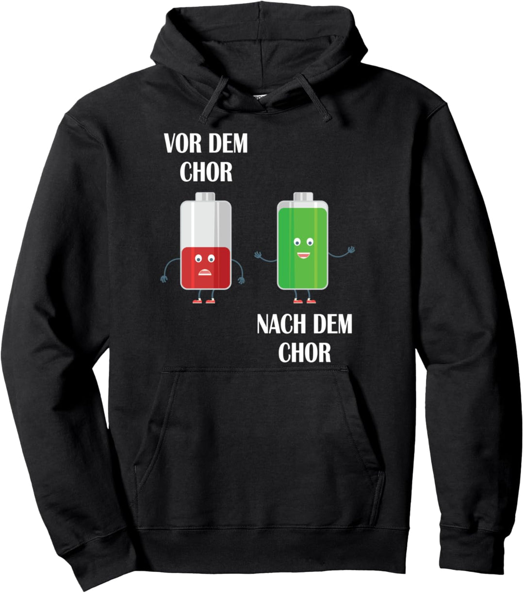 Vor dem Chor nach dem Chor Dirigient Orchester Pullover Hoodie