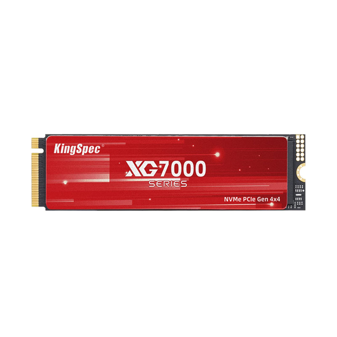 KingSpec 1TB NVMe SSD M.2 2280 Interne SSD PCIe 4.0 Gen4x4, 7400 MB/s Lesen, 6600 MB/s Schreiben, In
