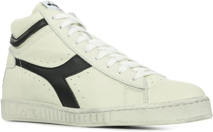 Diadora Unisex Game L High Waxed Hohe Sneaker 36 EU Weiss, 36 EU Weiß