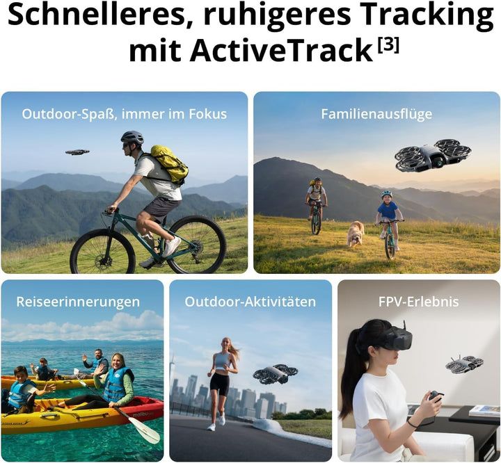DJI Neo 2 Motion Fly More Combo mit RC Motion 3 und Goggles N3, Stabile Übertragung mit Digitalem Se