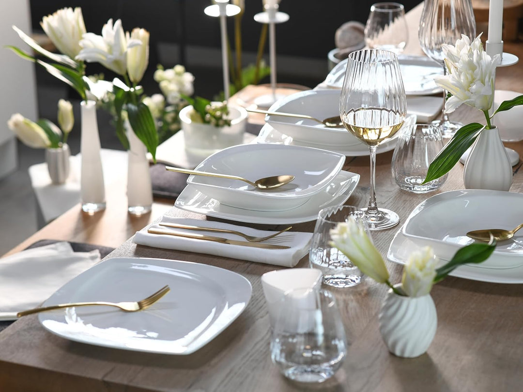 CreaTable, 18531, Serie Melbourne, Geschirrset, Tafelservice 12 teilig, Tafelservice 12 teilig