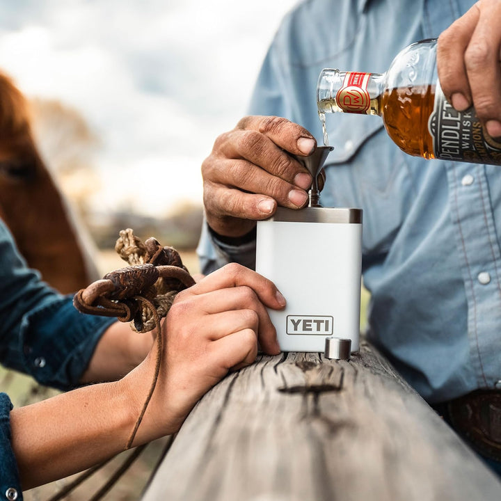 YETI Rambler Flachmann, Stainless Steel, 7 oz (207 ml), Stainless Steel