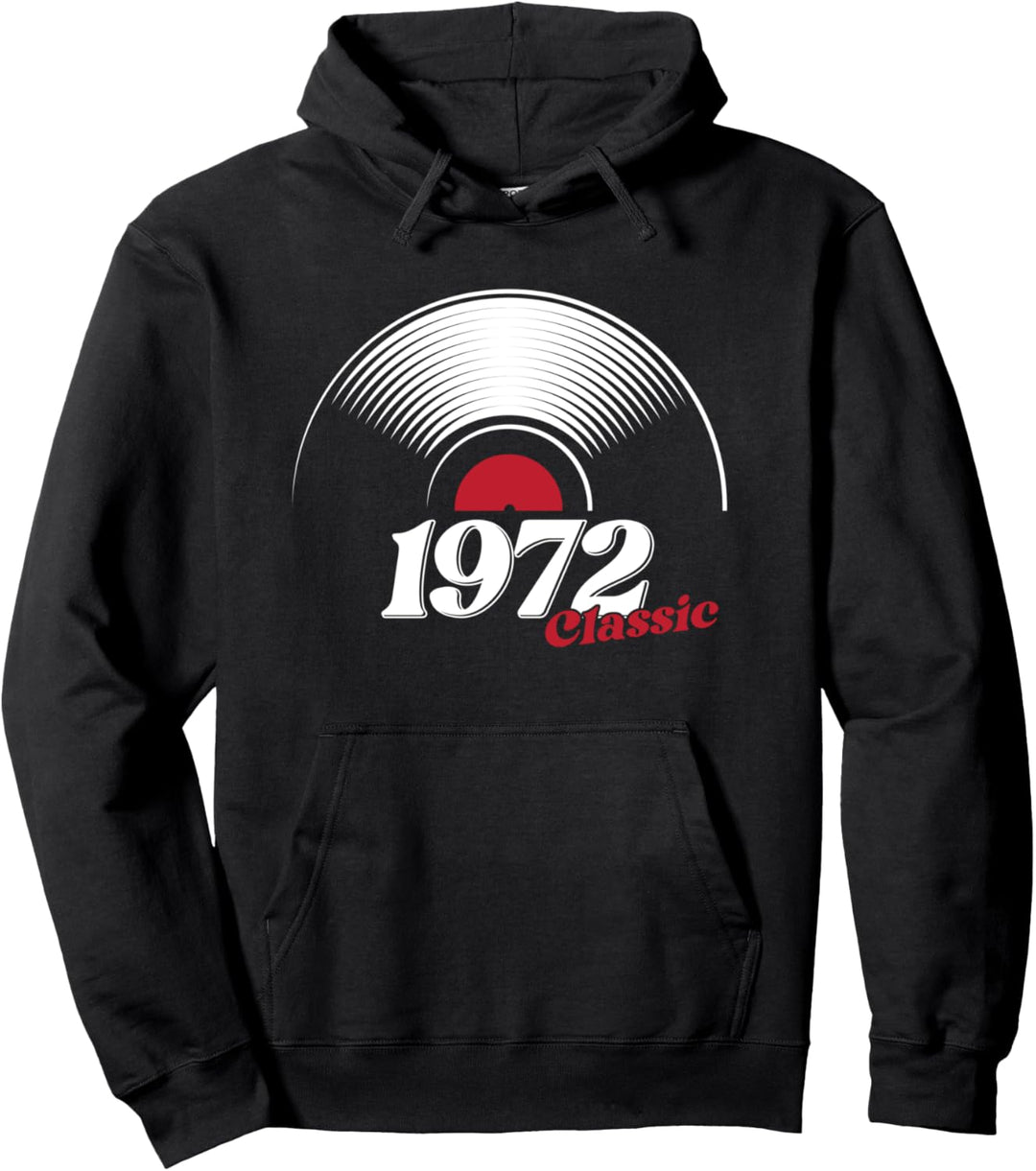 50. Geburtstag Klassische Schallplatte 1972 50 Jahre alt Pullover Hoodie