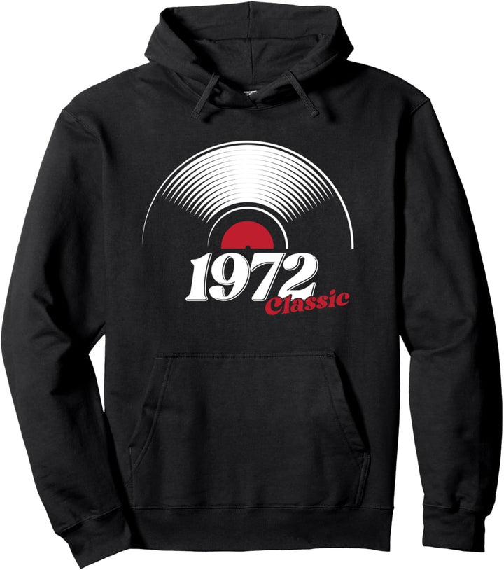50. Geburtstag Klassische Schallplatte 1972 50 Jahre alt Pullover Hoodie