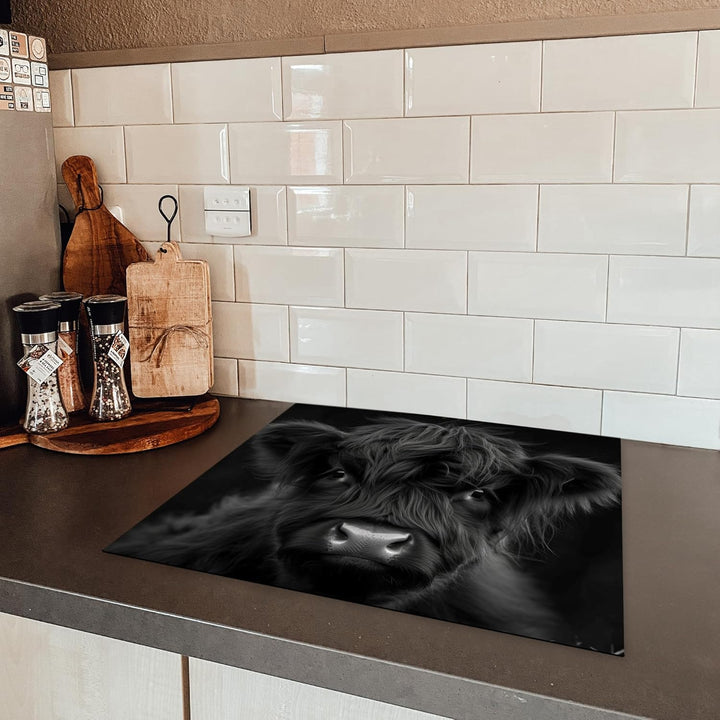 KitchenYeah© Herdabdeckplatte 59x51 cm Einteilig Induktionsmatte Küche Abdeckung Ceranfeld Herd Abde