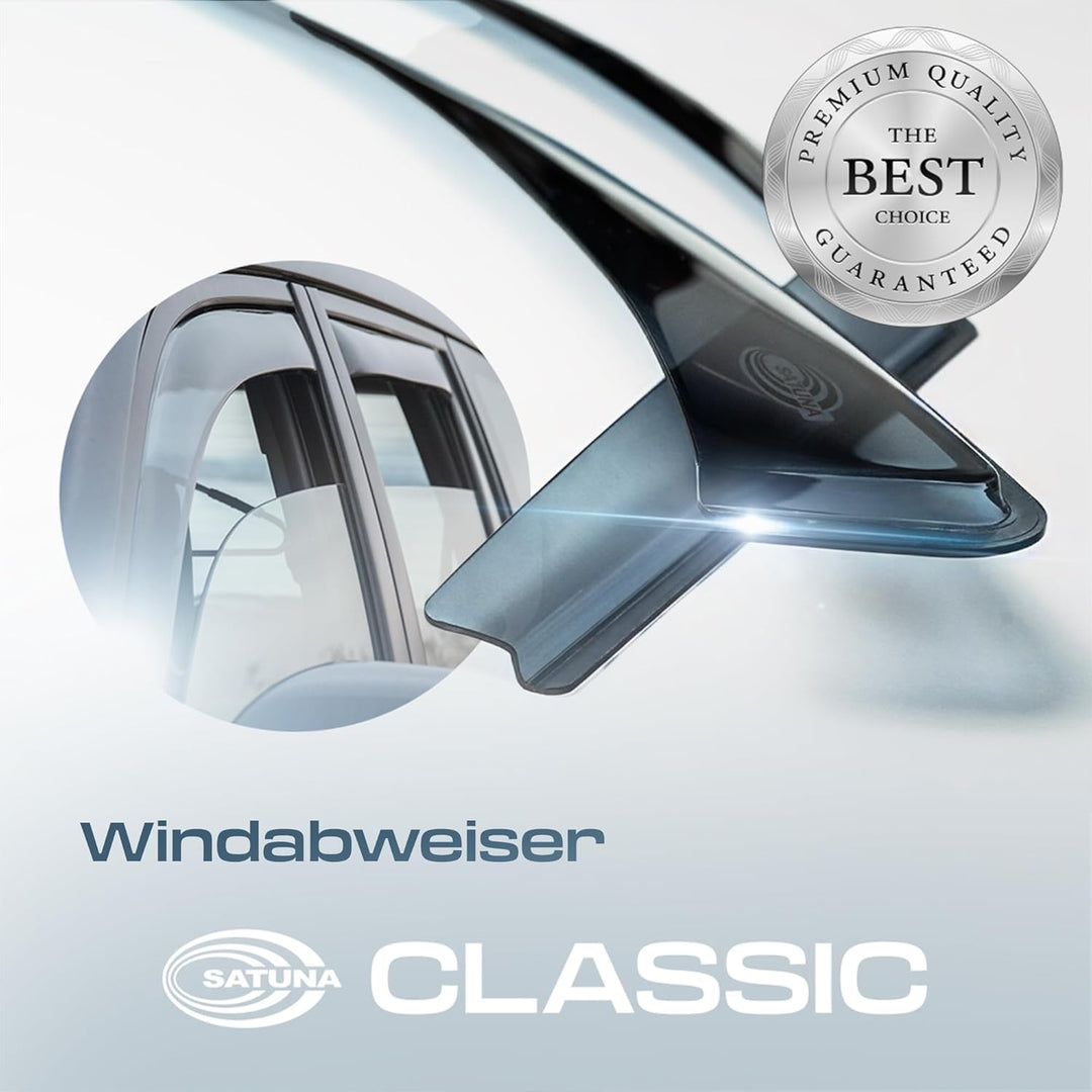 MOTOS Windabweiser Regenabweiser für Volkswagen Passat B3 1988-1993 Ästhetisches Design, Langlebig &