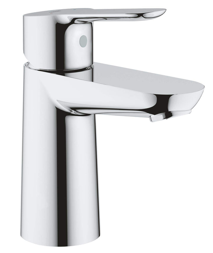 GROHE Start Edge | Einhand-Waschtischbatterie, S-Size | chrom | 23344000, Silber S-Size glatter Körp