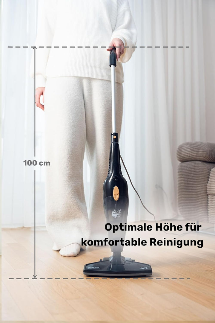 S12 Akku Staubsauger – 16 kPa Starker Handstaubsauger, Ultra-Leichter Stabstaubsauger 1,5 kg, 650 W,