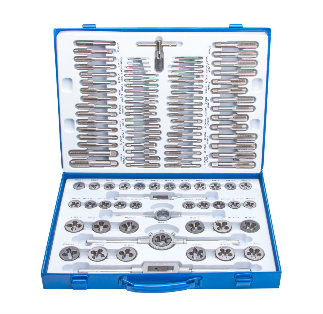 Gewindeschneider Set Gewindeschneidsatz Gewinde-Bohrer M2-M18 110tlg (GWIN110)