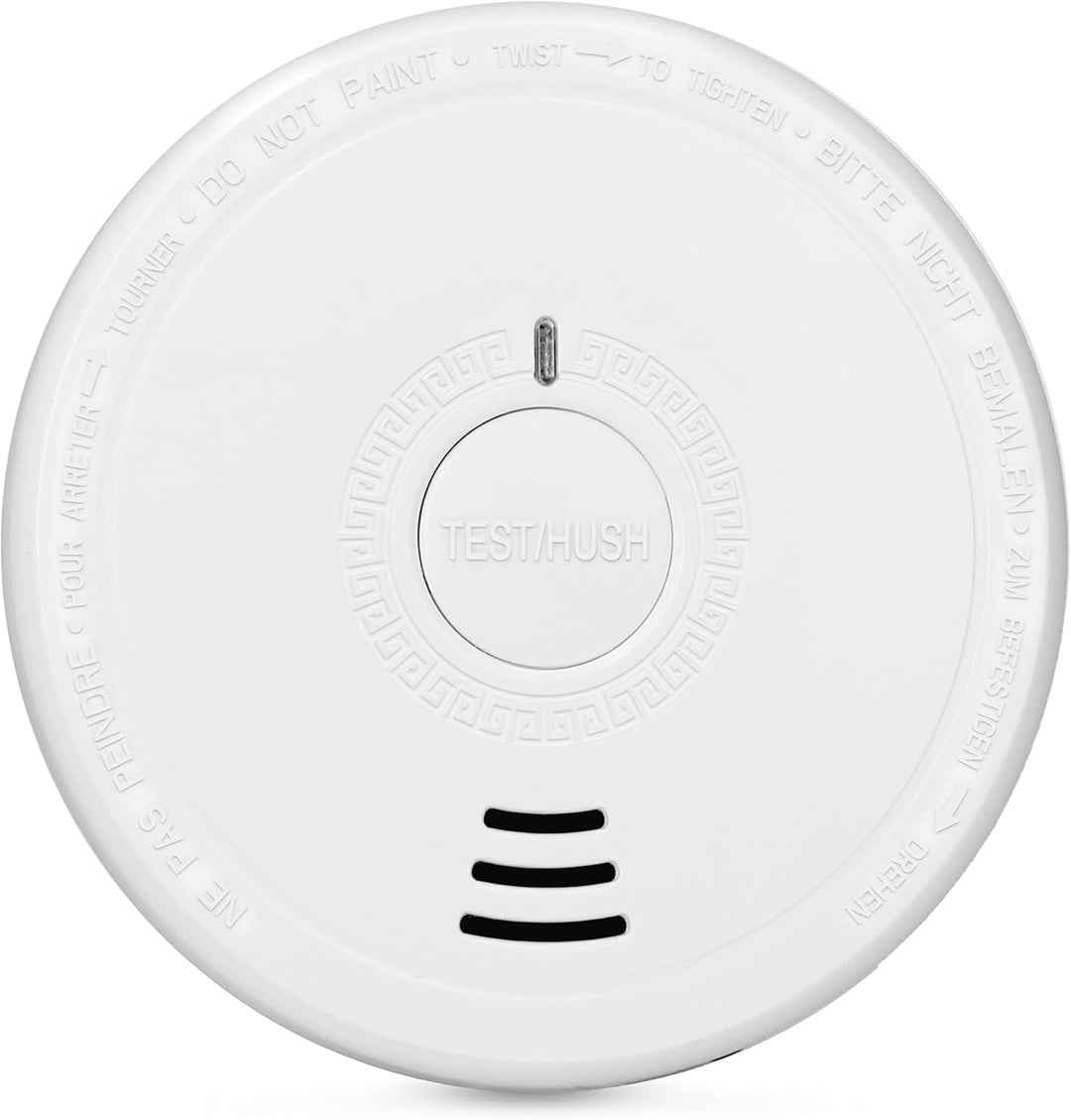 Alecto SA20 Rauchmelder - mit Time-Out Taste - Test und Reset Taste - Alarm >85-10 Jahre Sensor Lauf