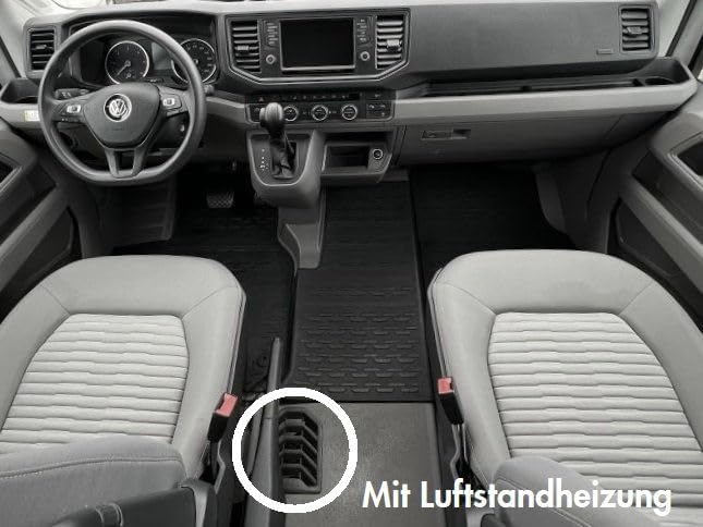 Veloursfussmatten Automatten Velourmattenset für VW Grand California 600 ab Bj. 2019 Mit Absatzschon