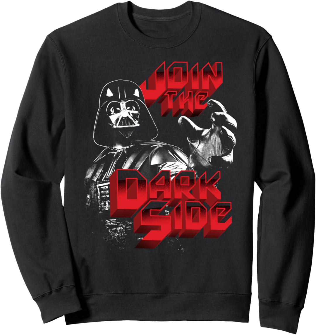 Star Wars Darth Vader Join The Dark Side Gradient Text Sweatshirt