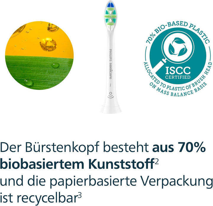 Philips Sonicare InterCare – Original-Ersatzbürstenköpfe für elektrische Zahnbürsten, Weiss, 8er-Pac