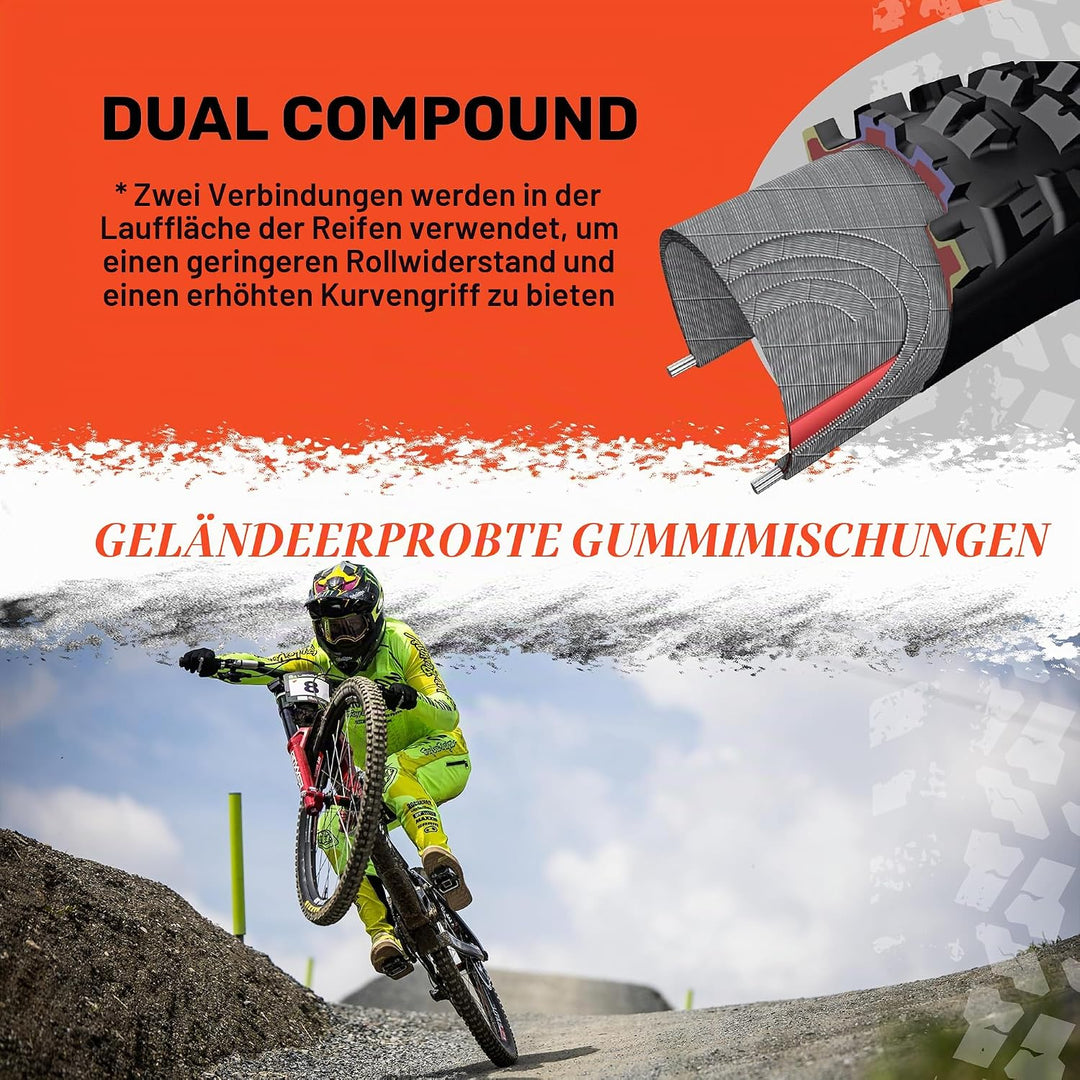 Maxxis Fahrrad Reifen Aggressor DD // alle Grössen Schwarz 1size, Schwarz 1size