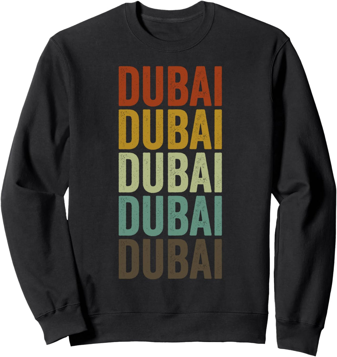 Dubai Vereinigte Arabische Emirate Retro Vintage Sweatshirt