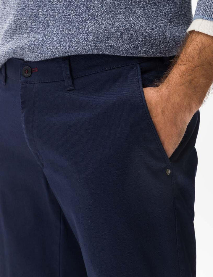 BRAX Herren Style Fabio in Superelastische Chino Hose 31W / 34L Sea, 31W / 34L Sea