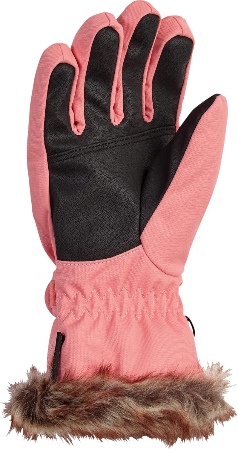 Ziener Mädchen LIM Ski-Handschuhe/Wintersport | warm, atmungsaktiv 6 pink vanilla stru, 6 pink vanil