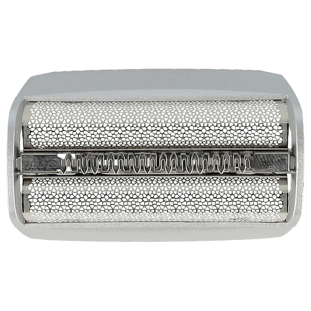 vhbw 2x Doppelscherfolie Ersatz für Braun 30B Mul, 30B, 30S für Elektrorasierer + Rahmen, silber