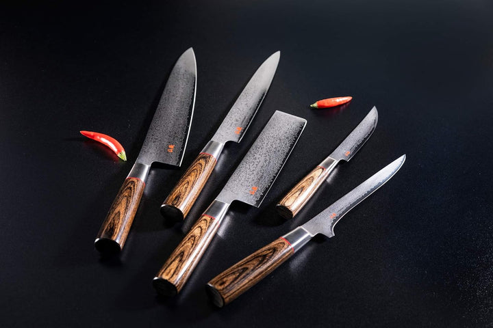 Suncraft Senzo Classic ID-01 Schälmesser 8cm, VG10 67 Lagen, 61 HRC