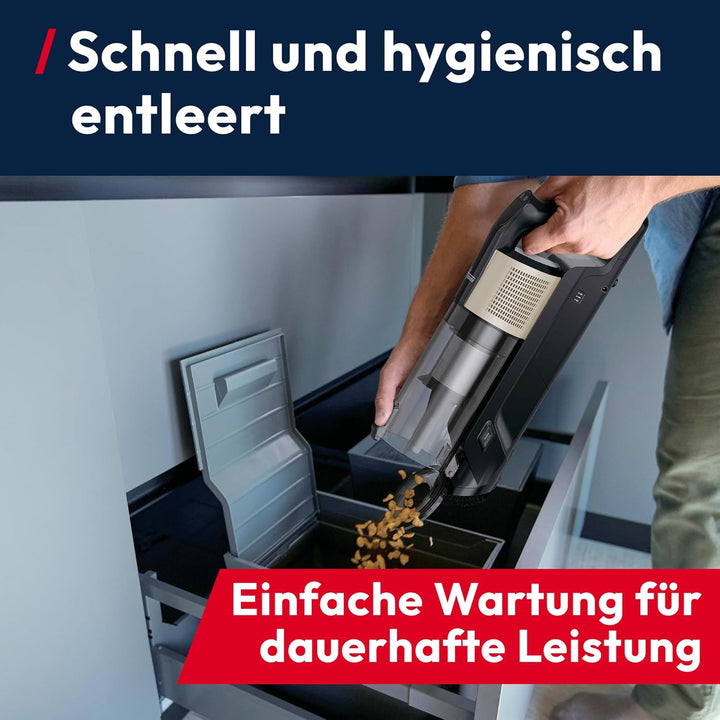Hoover Akku-Staubsauger kabellos HF3 CORE Pet Flexi mit flexiblem Rohr, Handstaubsauger max. 60min L