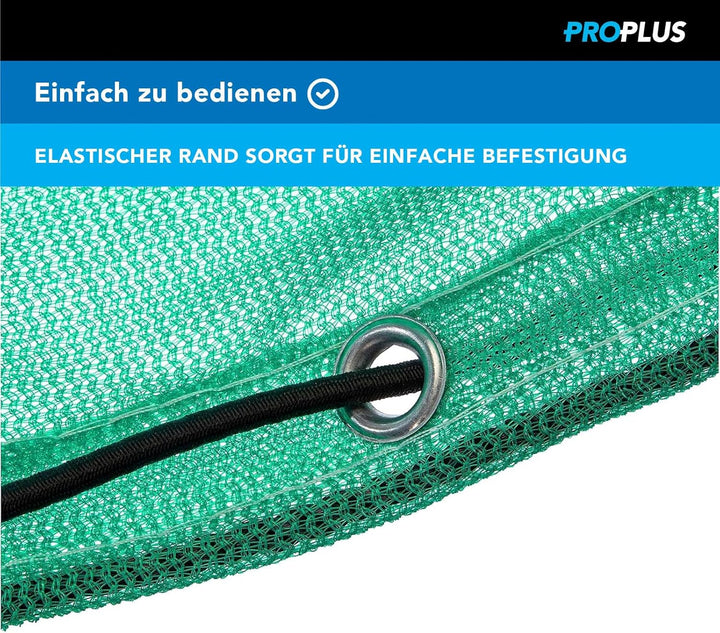 ProPlus Anhängernetz feinmaschig mit Gummiseil (250 x 450 cm)