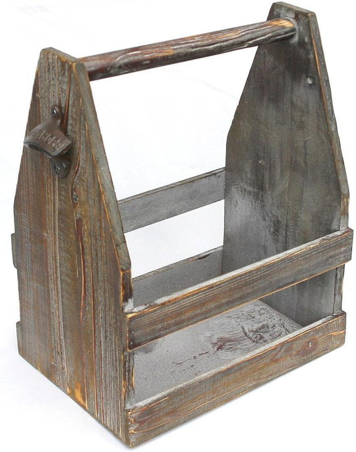 DanDiBo Bierträger mit Flaschenöffner 5087 Bierkiste aus Holz 38 cm Flaschenträger